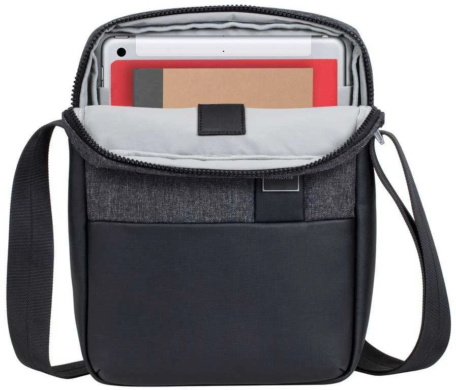 RivaCase RIVACASE 8811 juodos spalvos melange Crossbody krepšys planšetiniams kompiuteriams 11