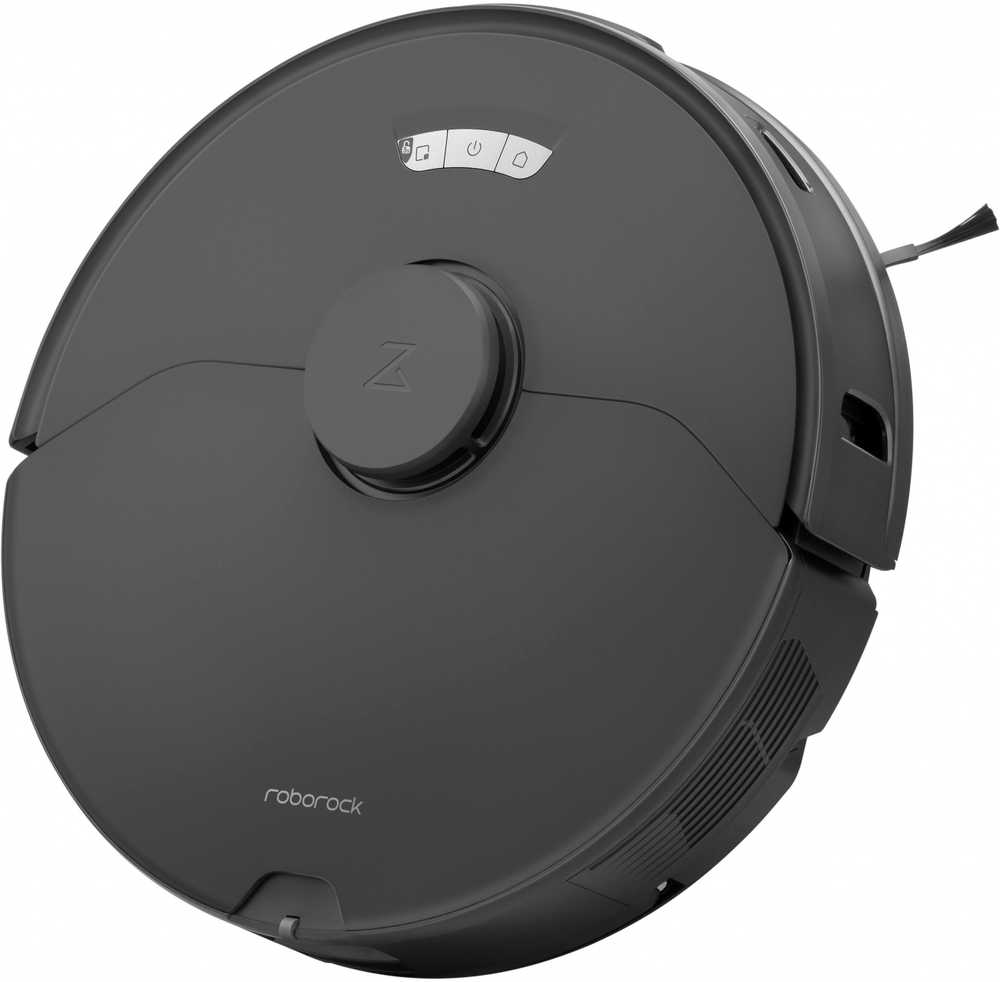 Dulkių siurblys - robotas Roborock S7 Max Ultra su automatine dulkių išsiurbimo stotelė, Juodas