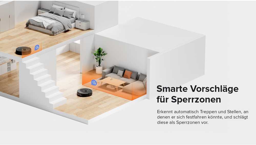 Dulkių siurblys - robotas Q8 Max+ su automatine dulkių išsiurbimo stotele, Juodas