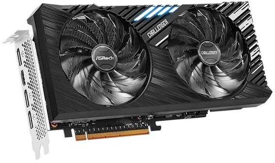 Vaizdo plokštė Grafikos kortelė - ASRock - A750 CHALLENGER SE - 8GB - GDDR6 - Tylaus aušinimo