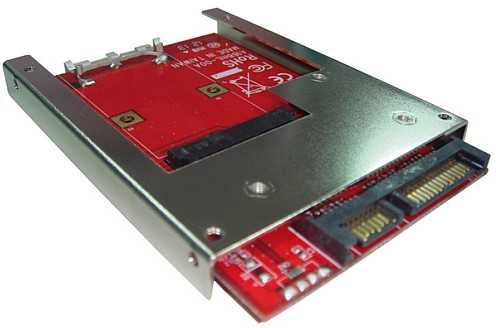 Roline Adapteris mSATA SSD prie 2,5 SATA 22 kontaktų
