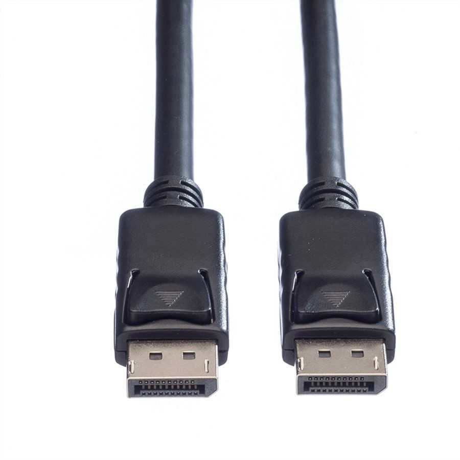 DisplayPort laido jungtys su užrakto mechanizmu