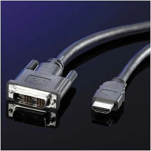Roline HDMI – DVI-D kabelis 2 m juodas (11.04.5522)