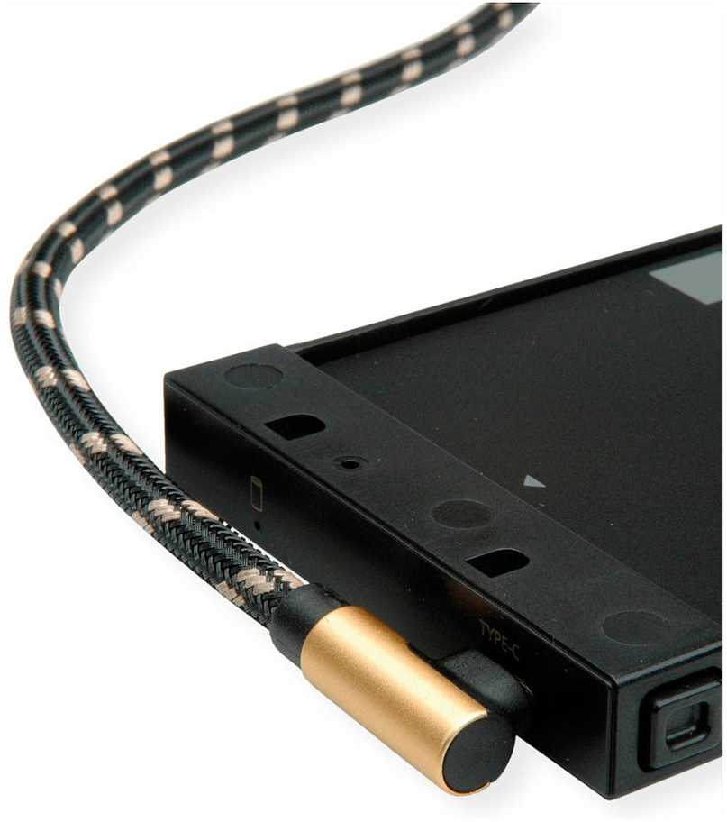Oem Roline USB-A – USB-C USB laidas, 1,8 m juodas (11.02.9061)