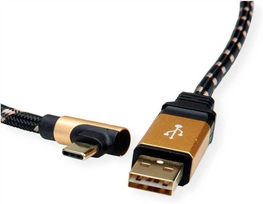 Roline USB-A – USB-C USB laidas 3 m Juodas (11.02.9062)