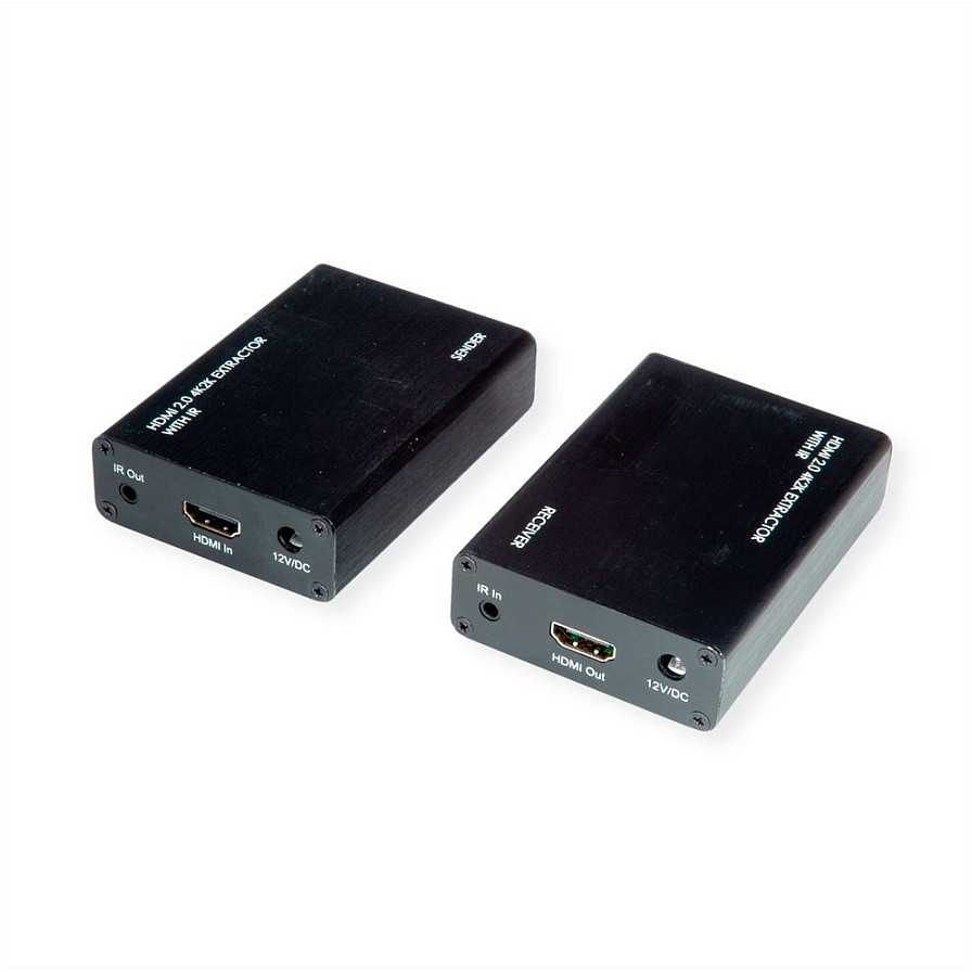 System przekazu sygnału AV Roline Przedłużacz HDMI A/V przez kabelis Cat.6A, 4K@60Hz, 30m