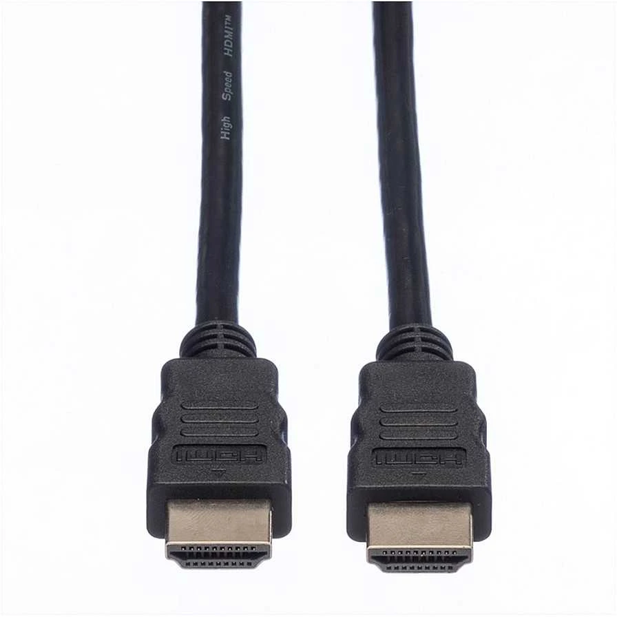 ROLINE HDMI didelės spartos kabelis + Ethernet, M/M 3 m, 3 m, HDMI A tipo (standartinis), HDMI A tipo (standartinis), 3D, garso grąžinimo kanalas (ARC), juodas
