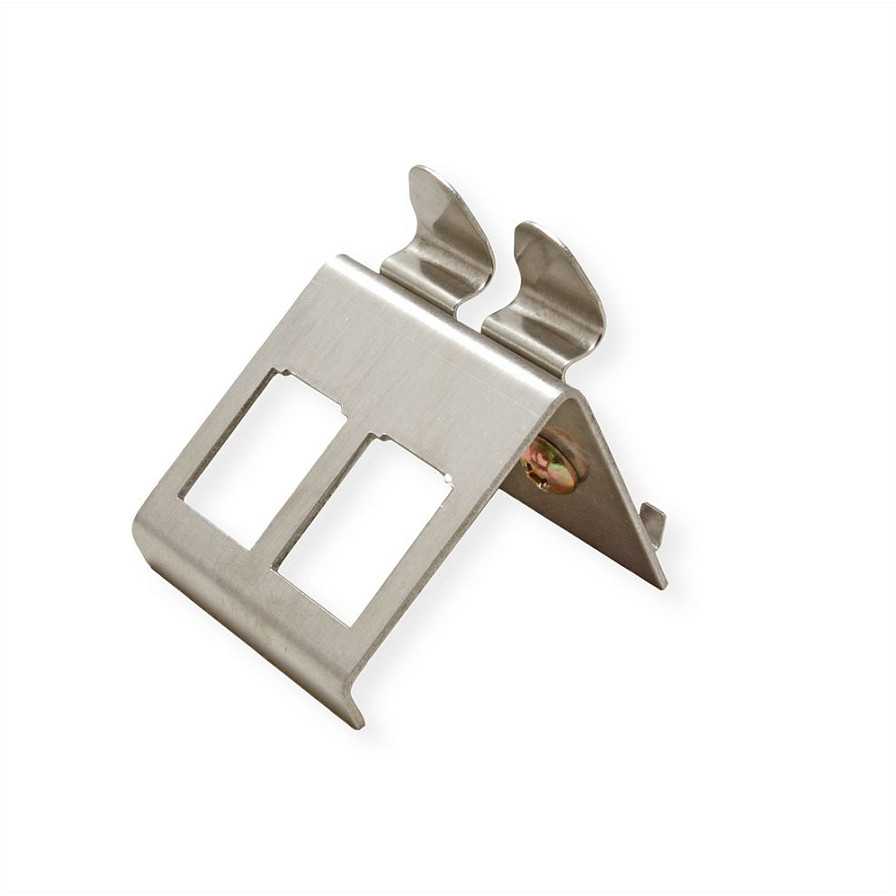 Roline adapteris DIN bėgiui, tuščias, 2 keystone lizdams