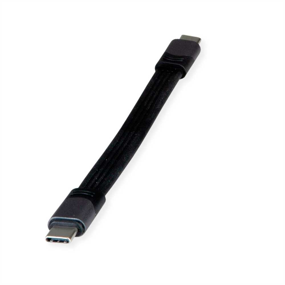 Adapteris USB Roline USB-C - USB-C Juodas (11.02.9078)