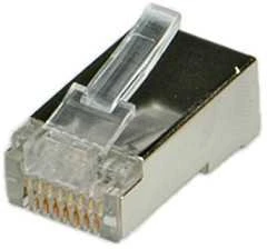 Roline užspaudžiamas kištukas RJ-45 10 vnt., STP Cat. 5e (12.01.1089)