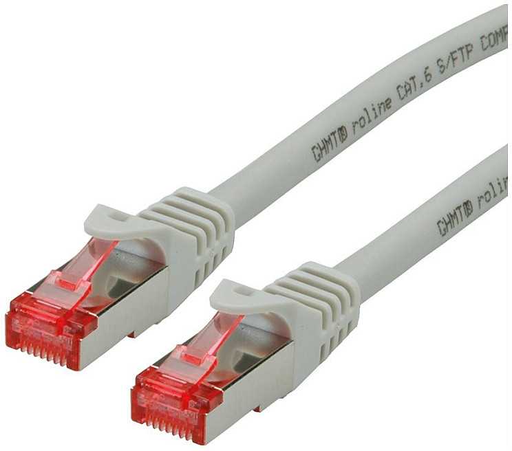 Roline ROLINE – Patch – Kabelis – RJ- 45 (M) iki RJ- 45 (M) – 10 m – SFTP, PiMF – CAT 6 – be halogenų, formos, suvytas – pilkas (21.15.2607)