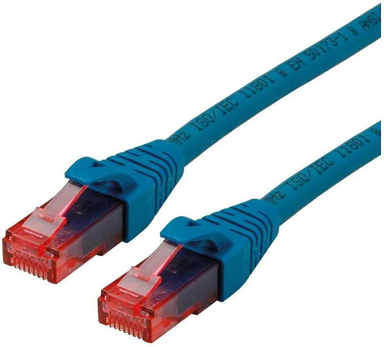 Roline Patchcable - RJ- 45-2 m - UTP - CAT 6 - LSOH-mėlyna (21.15.2542)