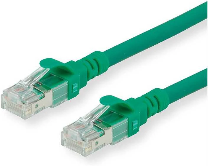 Roline ROLINE – Patch – Kabelis – RJ- 45 (M) iki RJ- 45 (M) – 7,5 m – SFTP – CAT 6a – žalias (21.15.2836)