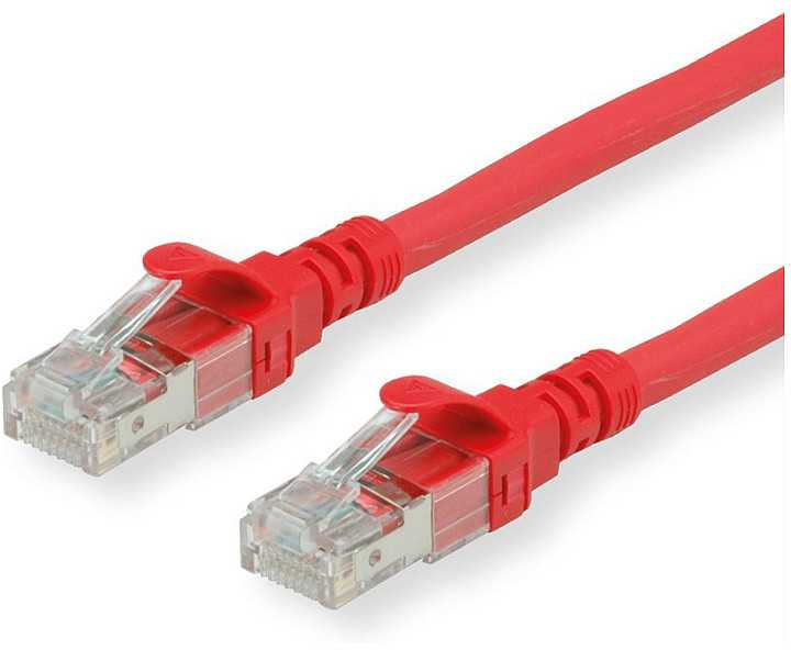 Roline Patchcable – RJ45-3m – UTP – CAT 6a – be halogenų, suvyta – raudona (21.15.2723)