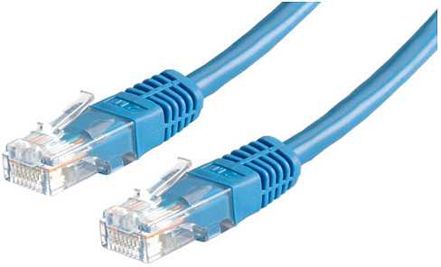 Roline PatchCord, UTP, Kat. 5e, 3m, mėlyna (0554-21-15)