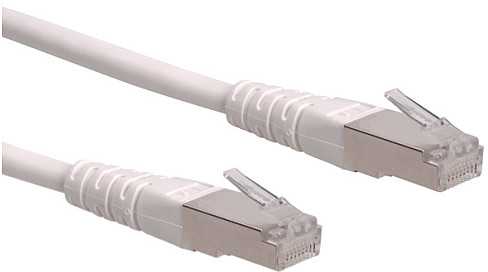 Roline PatchCord, S/FTP, Cat.6, 15m, balta (1396 15 21)