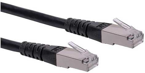 Roline PatchCord, S/FTP, (PiMF), Kat.6, 3m, Juodas (21.15.1355-50)