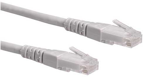 Roline PatchCord, Cat6, UTP, 7m, pilka (21.15.0937)
