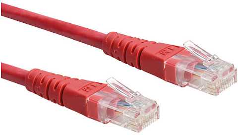 Roline Patchcord UTP-Cat.6, raudonas, 3m (21.15.1551)