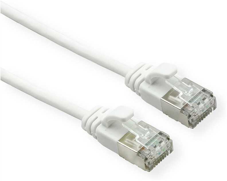 Roline ROLINE F/UTP DataCenter Patchkabel Cat.6A (EA klasė), LSOH, extra dun, wit, 0,3 m