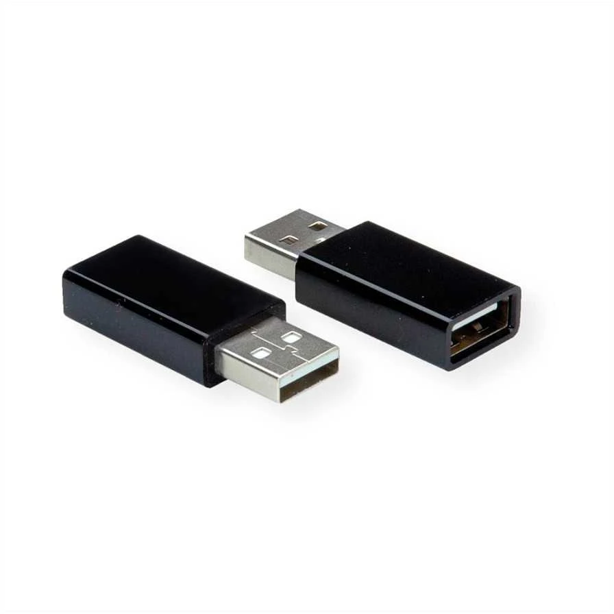 Adapteris USB Roline USB-A - USB-A Juodas (11.02.8332)