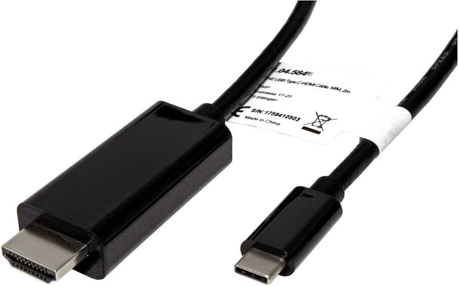 Roline USB-C USB laidas – 5 m juodas (JAB-4584187)