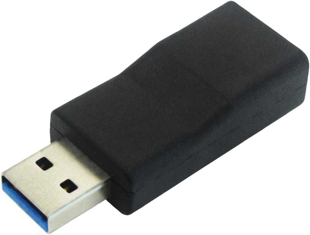 Adapteris USB Roline USB-A - USB-C Juodas (12.03.2995)