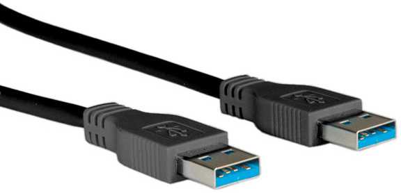 Oem Kabelis USB Roline USB-A - 1.8 m Juodas (11.02.8970)