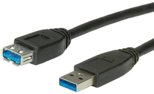 Oem Roline USB laidas USB-A – 0,8 m juodas (11.02.8977)