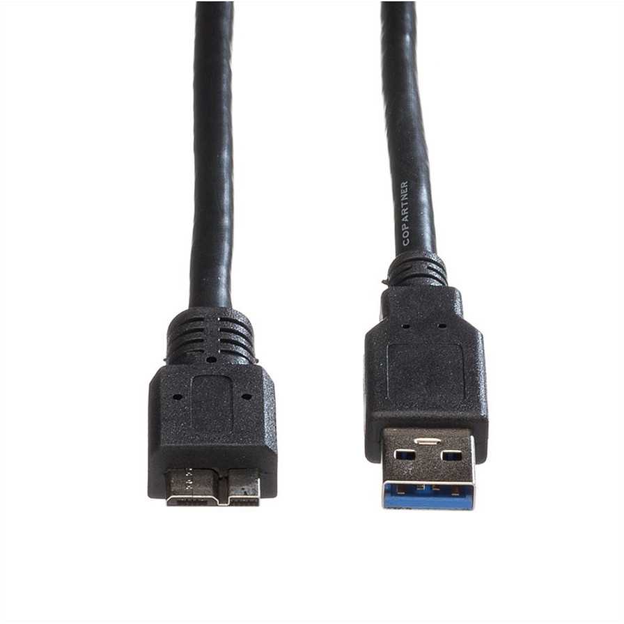 Roline USB-A USB laidas – 3 m juodas (JAB-2198245)