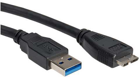 Kabelis USB Roline USB-A - micro-B 2 m Juodas (JAB-809446)