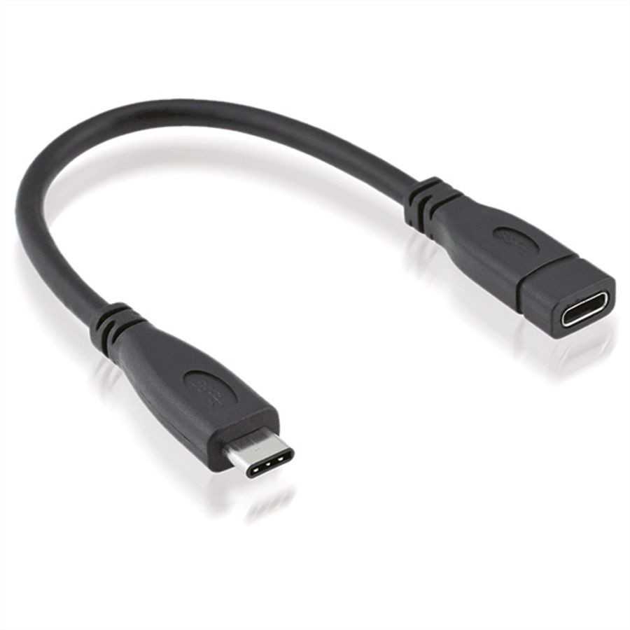Adapteris USB Roline USB-C - USB-C Juodas (11.02.9015)