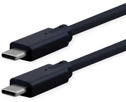 Roline USB-C – USB-C USB laidas, 1,5 m juodas (11.02.9077)