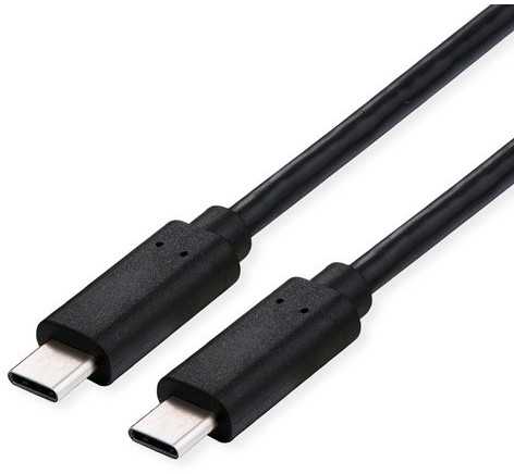 USB kabelis Roline USB-C - USB-C 2 m juodas (11.02.9083)