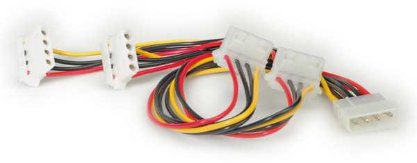 Secomp Roline 4 kontaktų molex skirstytuvas – 4x 5,25 colio, 45 cm (11/03/1003)