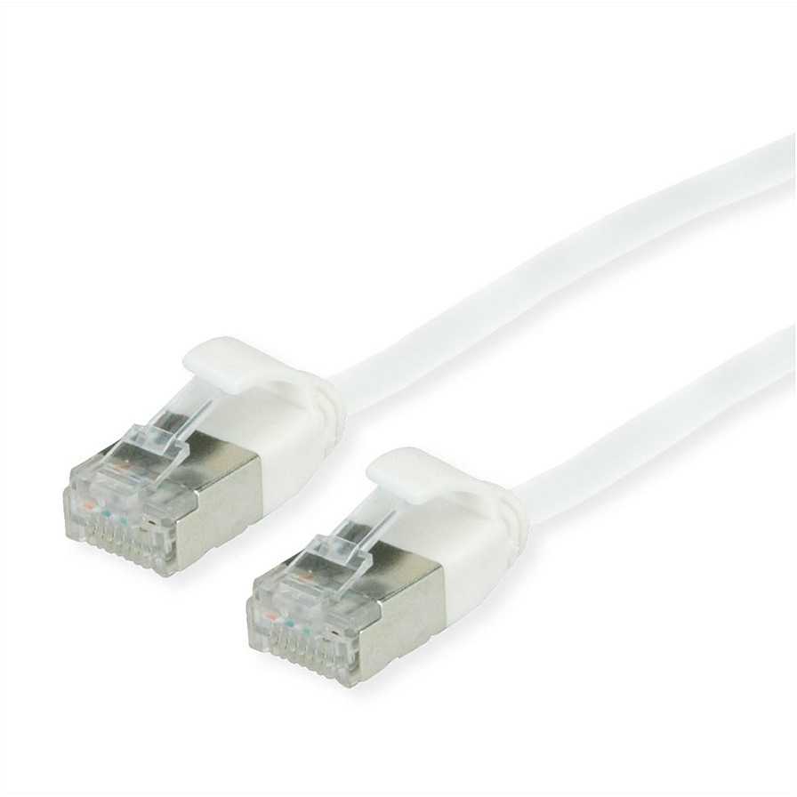 Roline ROLINE Žalias F/UTP Patchkabel Cat.6A (EA klasė), LSOH, extra dun, wit, 3 m