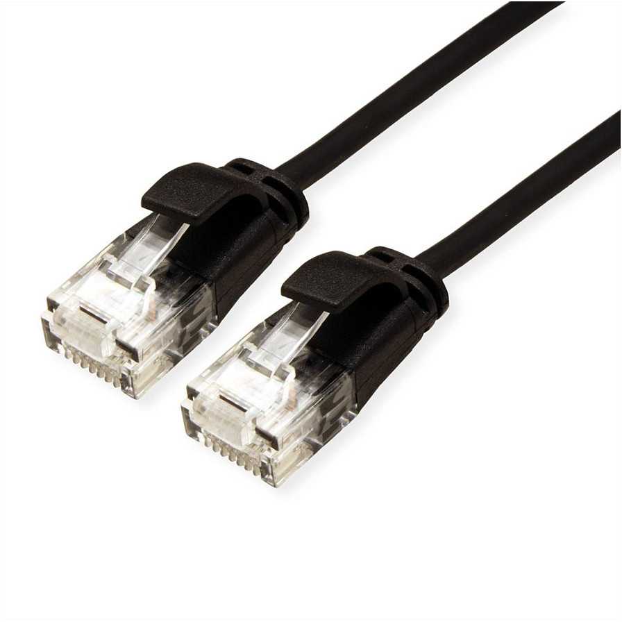 Roline ROLINE Žalias F/UTP DataCenter Patch Cord Cat.6A (EA klasė), LSOH, labai plonas, mėlynas, 3 m
