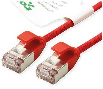Roline ROLINE Žalias F/UTP DataCenter Patchkabel Cat.6A (EA klasė), LSOH, extra dun, rood, 5 m