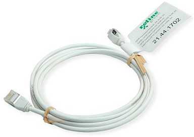 Roline Green Roline ROLINE Žalias F/UTP DataCenter Patchkabel Cat.6A (EA klasė), LSOH, extra dun, wit, 5 m