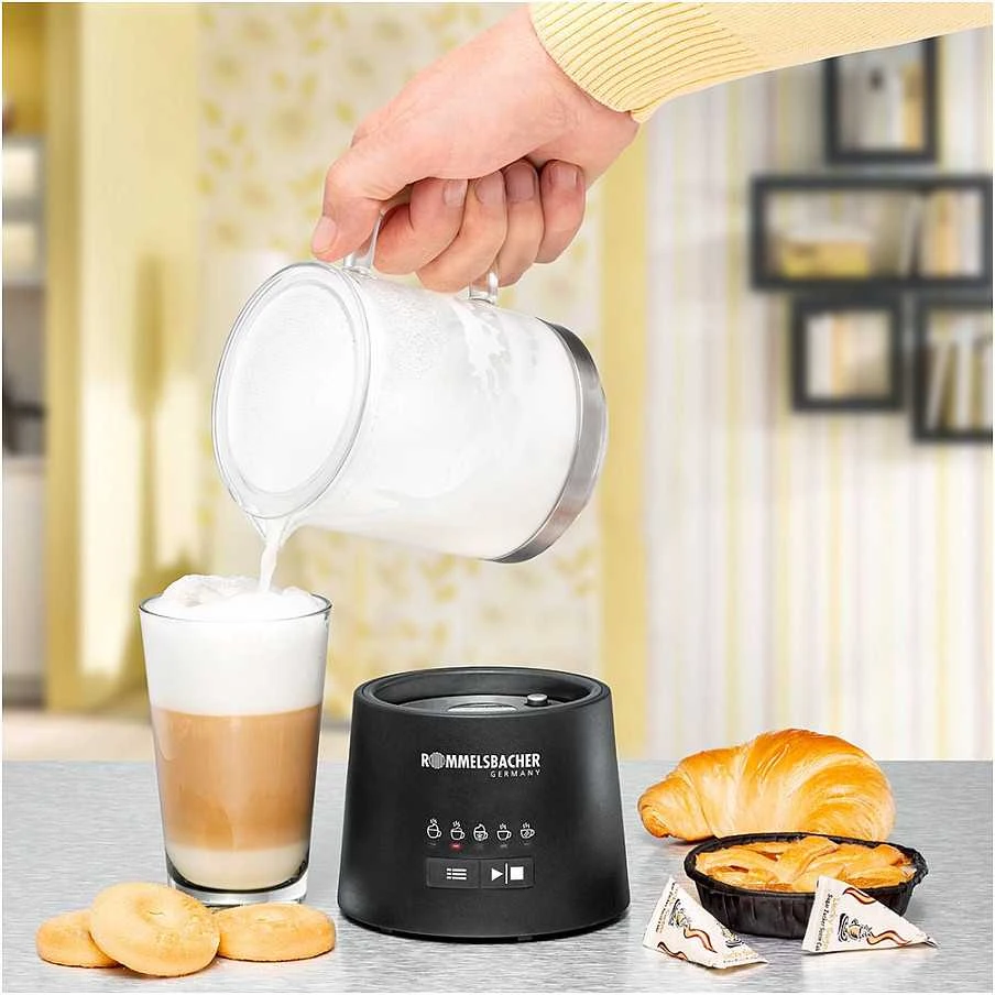 Namų ir Virtuvės Įranga - Rommelsbacher Pieno Putoklis MS 625 500ml Nerūdijančio Plieno