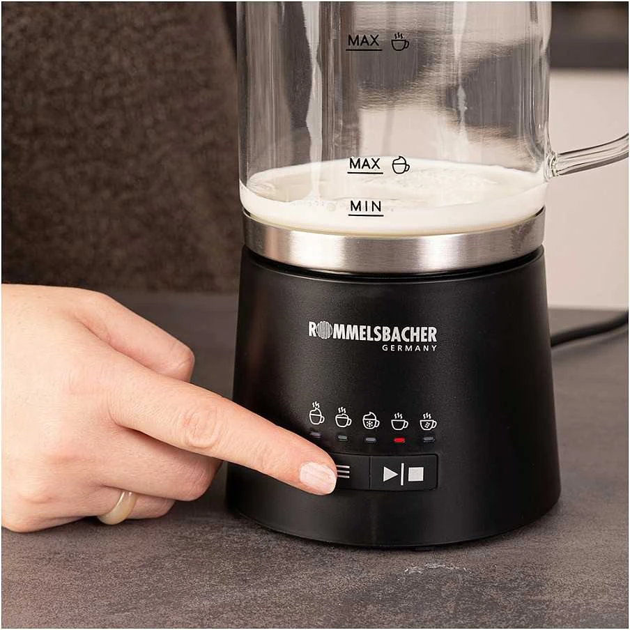 Namų ir Virtuvės Įranga - Rommelsbacher Pieno Putoklis MS 625 500ml Nerūdijančio Plieno