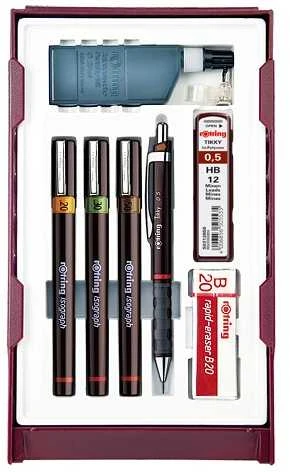 Rapitografai (izografai) College Rotring 0.2, 0.3, 0.5 - S0699370
