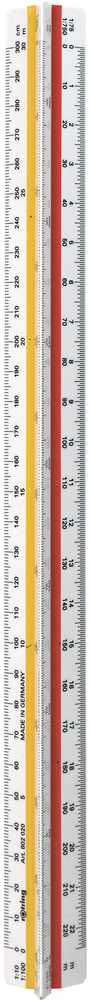 Rotring ROTRING Reduktionsmaßstab Dreikant 30cm / Architekt S0220481