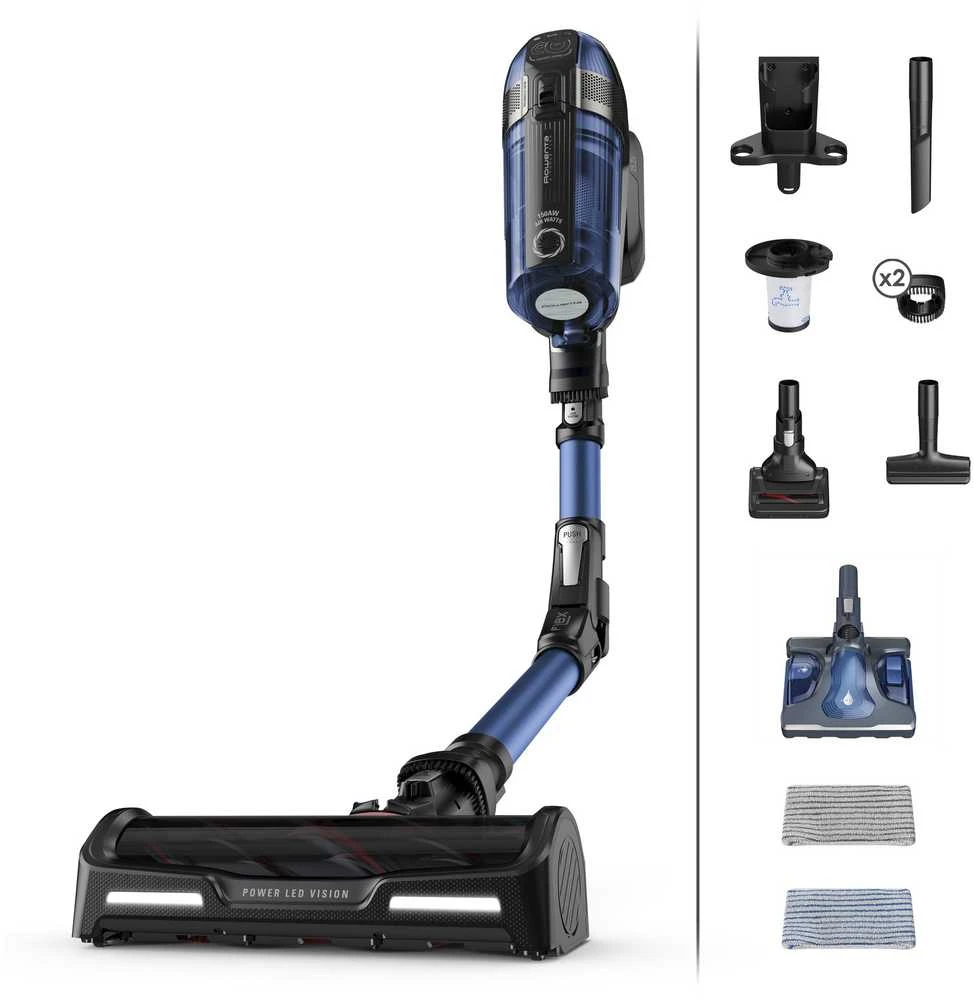 ROWENTA vertikalus dulkių siurblys RH98C0WO X-Force Flex 12.6 Aqua