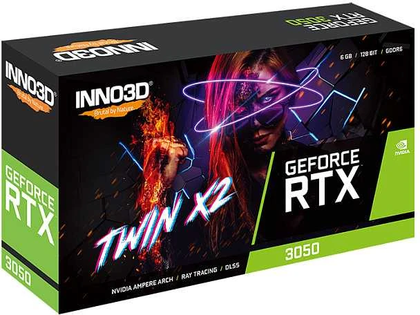 INNO3D GeForce RTX 3050 Twin X2 6GB V2 vaizdo plokštė