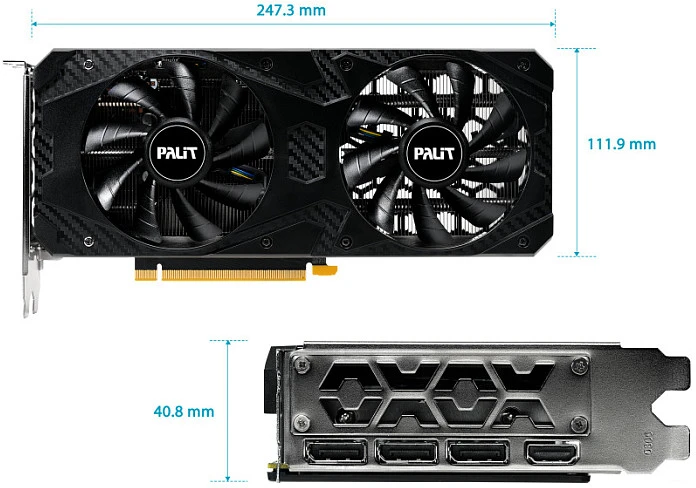 Vaizdo plokštė XpertVision XPE Palit GeForce RTX 3060 Infinity 2 OC NVIDIA 12 GB GDDR6