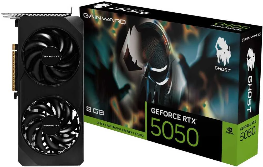 Vaizdo plokštė „Gainward GeForce RTX 5050 Ghost“, 8192 MB GDDR6
