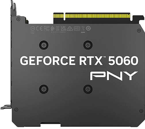 Vaizdo plokštė Pny Technologies PNY GeForce RTX 5060 Single Fan NVIDIA 8 GB GDDR7