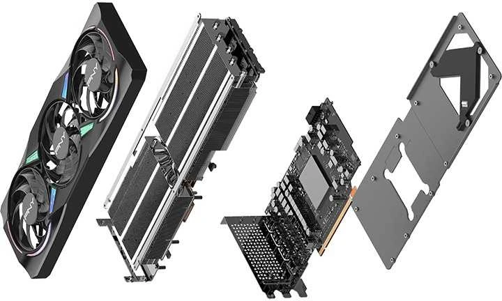 Vaizdo plokštė Pny Technologies PNY GeForce RTX 5070 Ti ARGB Epic-X OC Edition, 16384 MB GDDR7