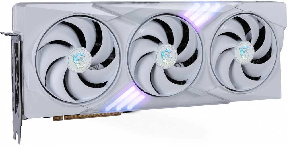 MSI GAMING GEFORCE RTX 5080 16G TRIO OC Baltas vaizdo plokštė NVIDIA 16 GB GDDR7